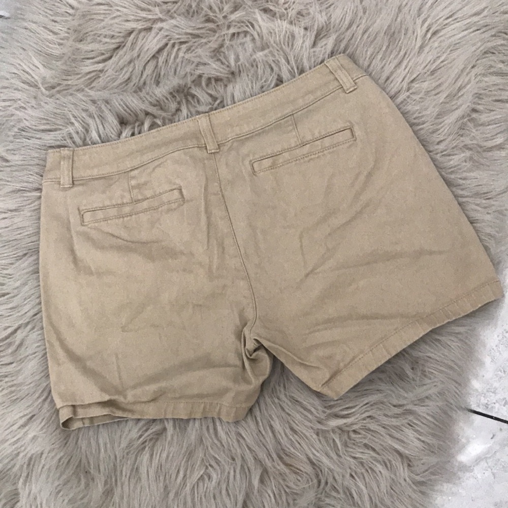 ❤️3X20 a.n.a Twill Shorts Women's Tan Chino Shorts | 6 - Picture 6 of 12